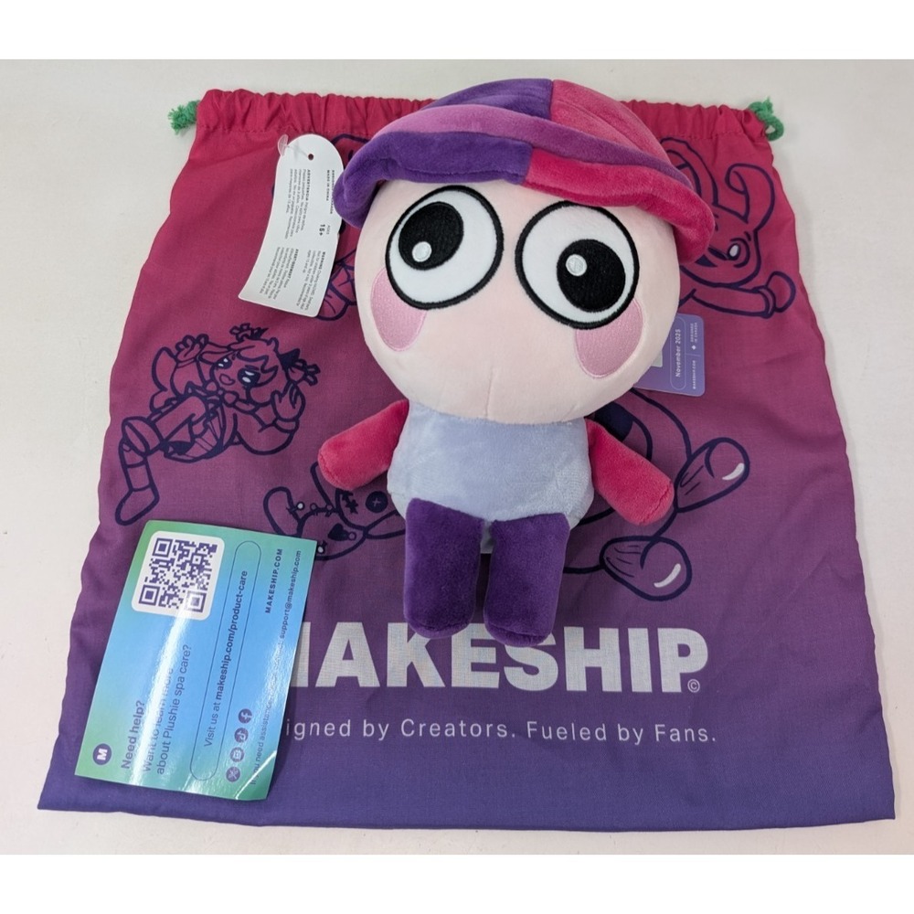 Makeship Moopy Plush Piggy Game Plushie MiniToon Limited Edition 1/1,435 NWT